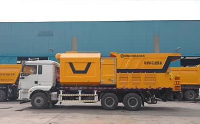 What are the key points for using synchronous chip seal vehicle